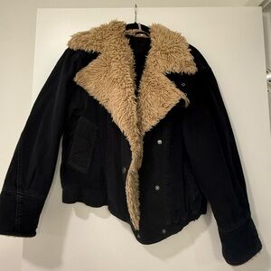 Free People Owen Faux Fur Sherpa Jacket